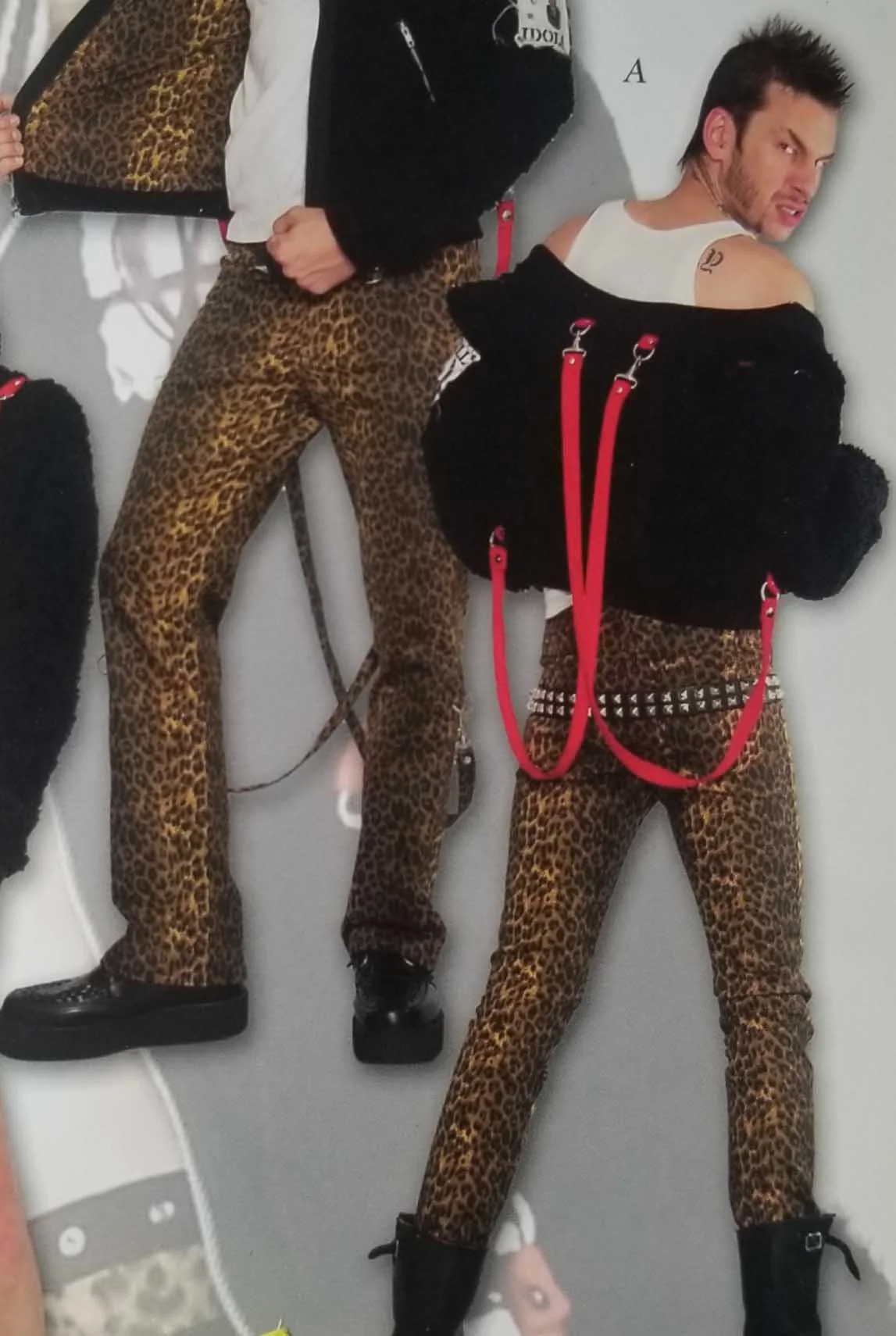 Vintage Cheetah Print Jeans 31 - Image 3