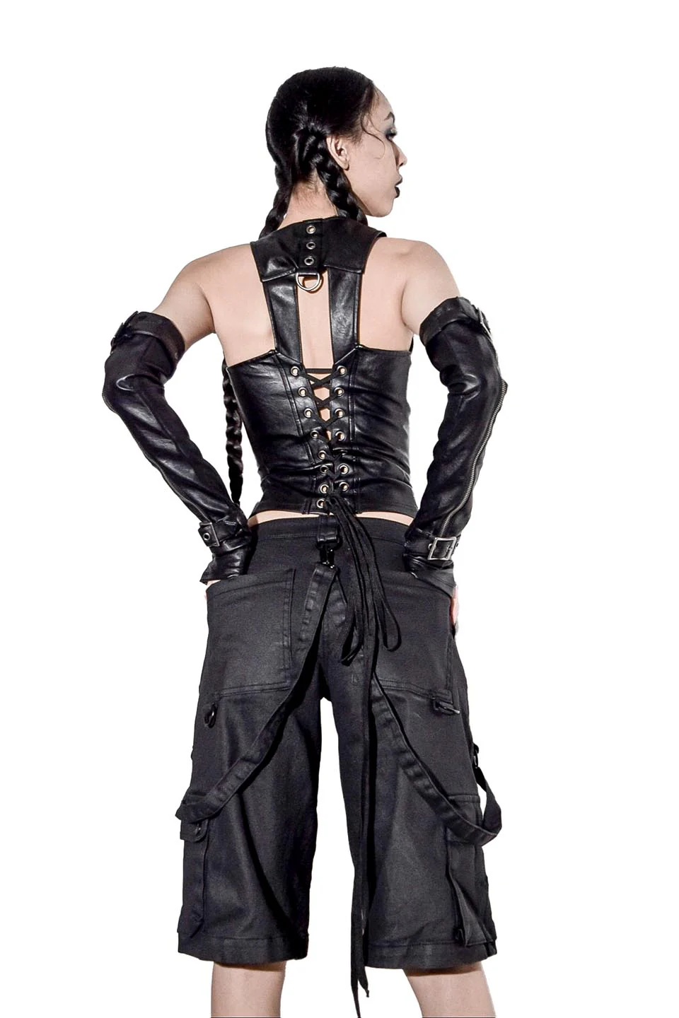 Future Division Headhunter Waxed Bondage Unisex Cargo Shorts - Image 6