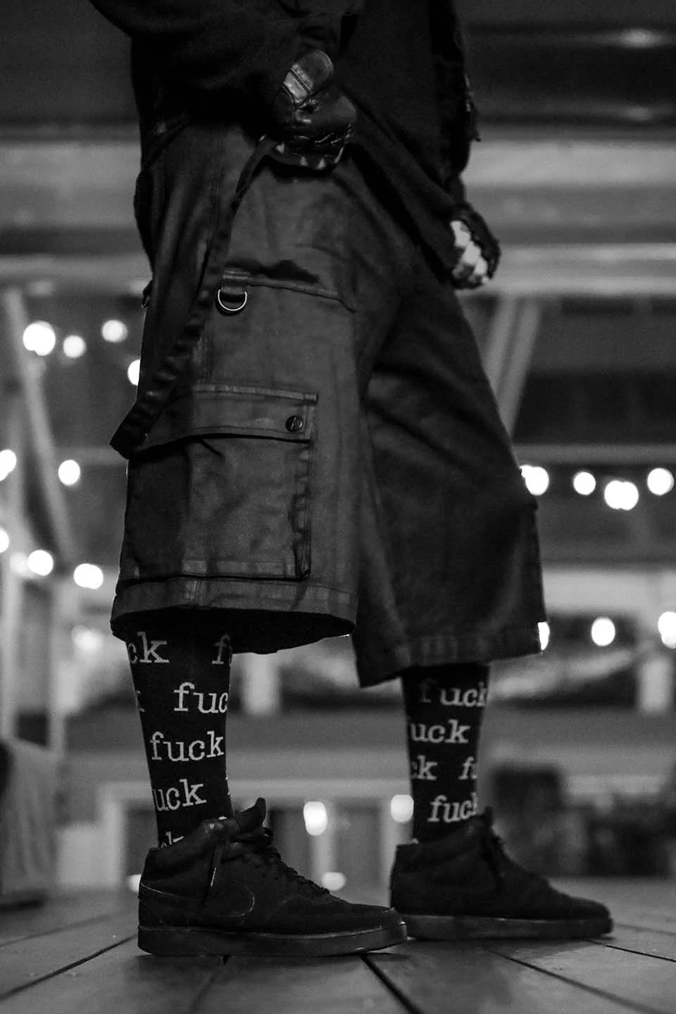 Future Division Headhunter Waxed Bondage Unisex Cargo Shorts - Image 2