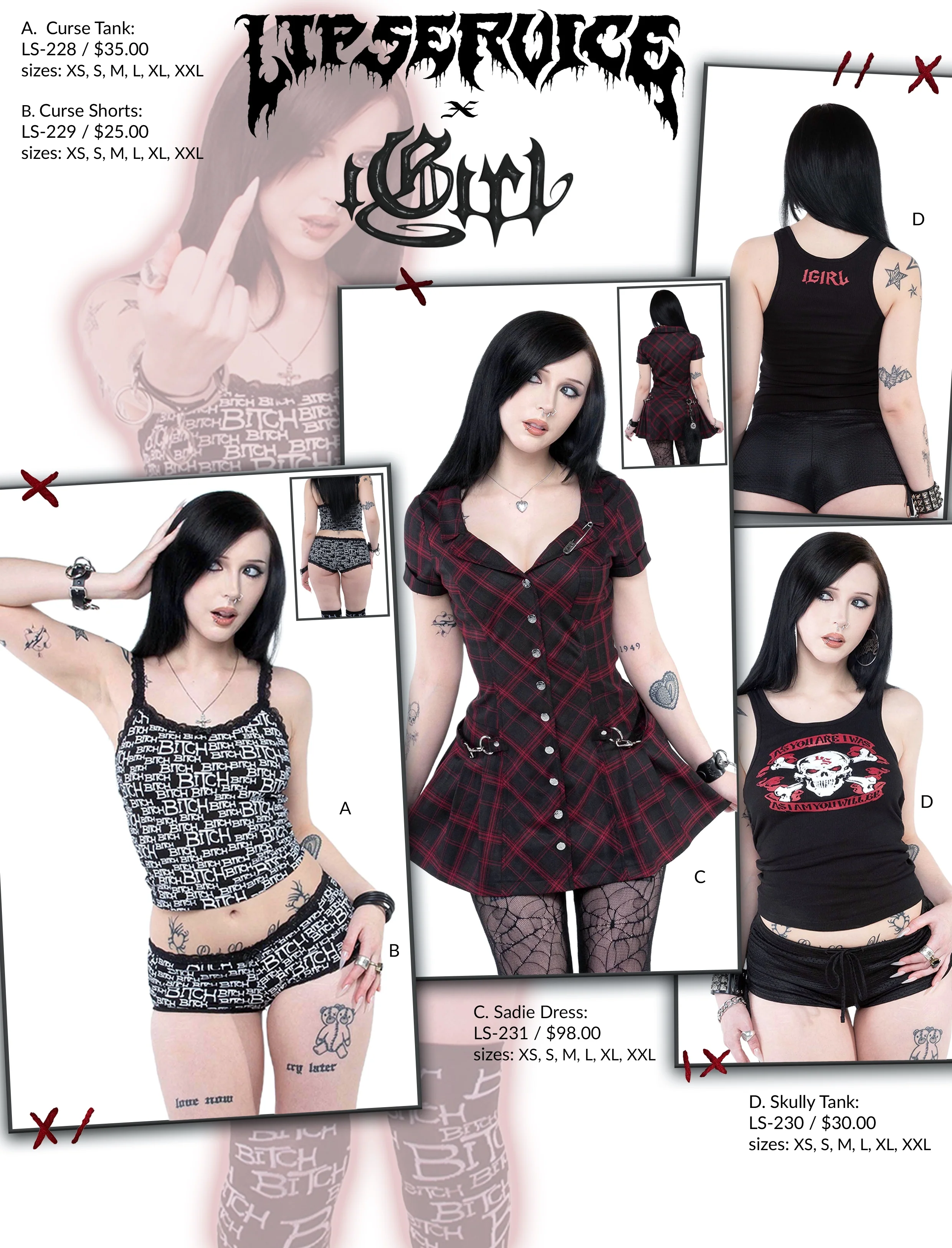 Lip Service X iGirl Skully Tank - Image 7