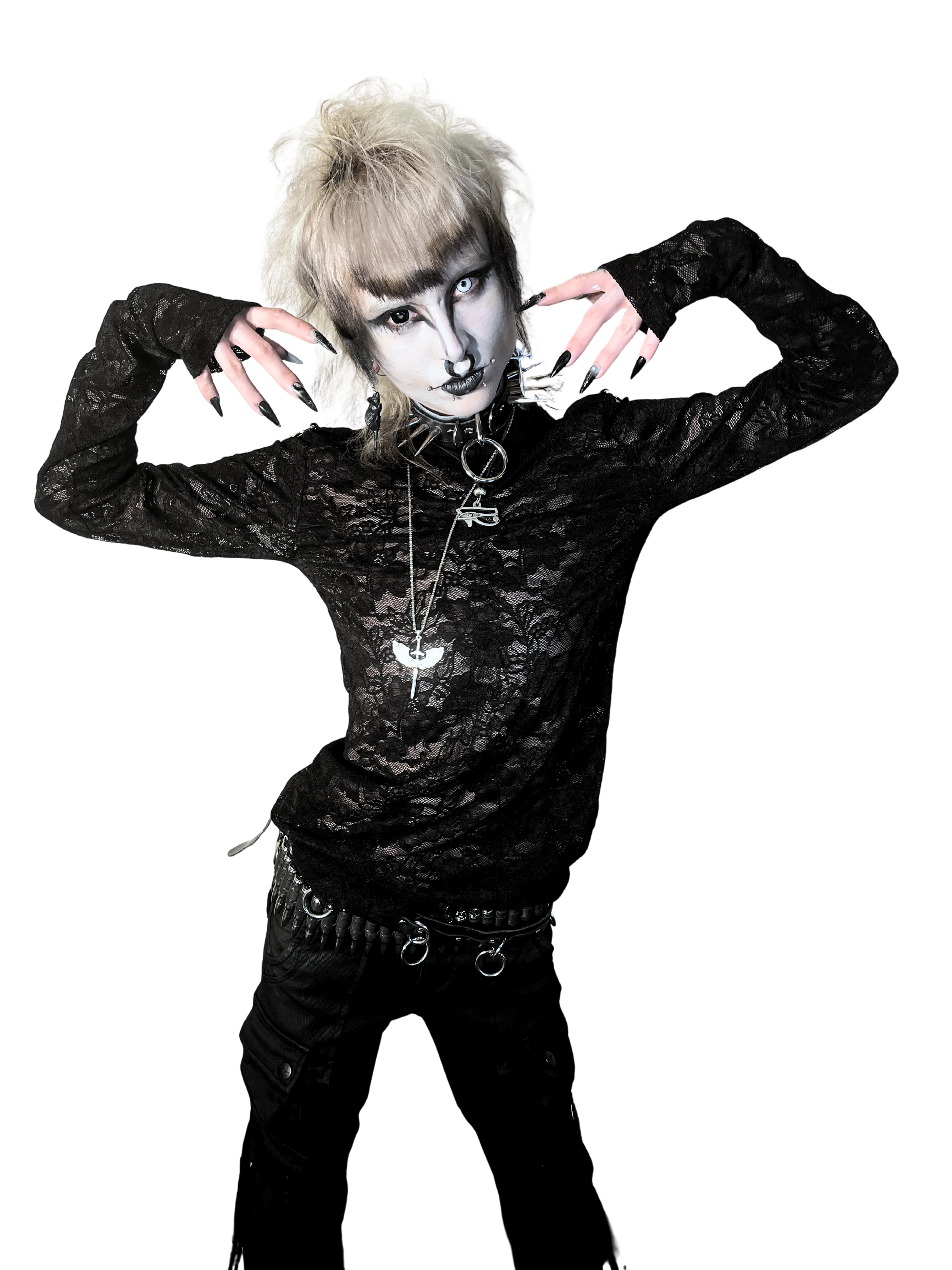 The Brat Prince Lace Long Sleeve Shirt