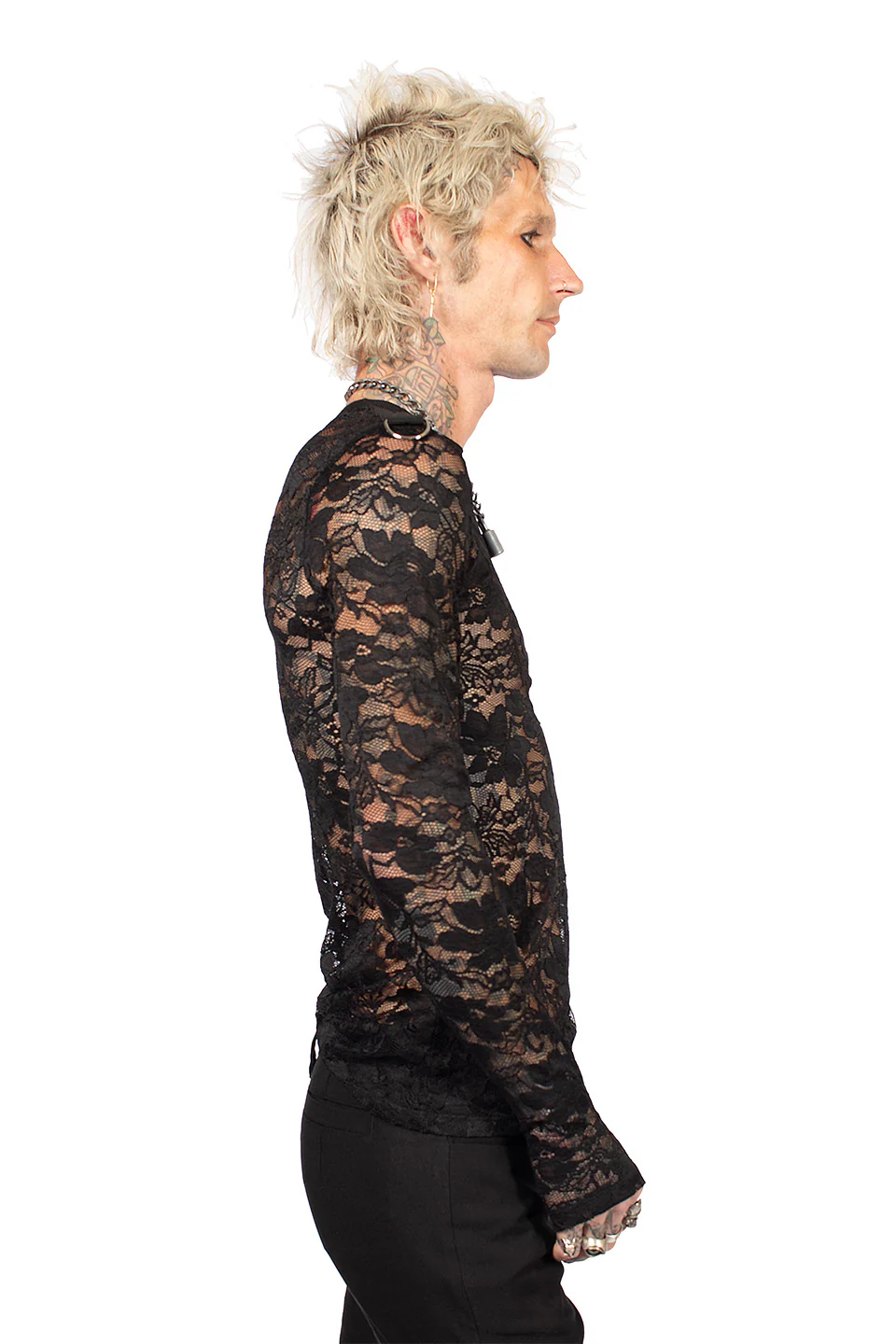 The Brat Prince Lace Long Sleeve Shirt - Image 6