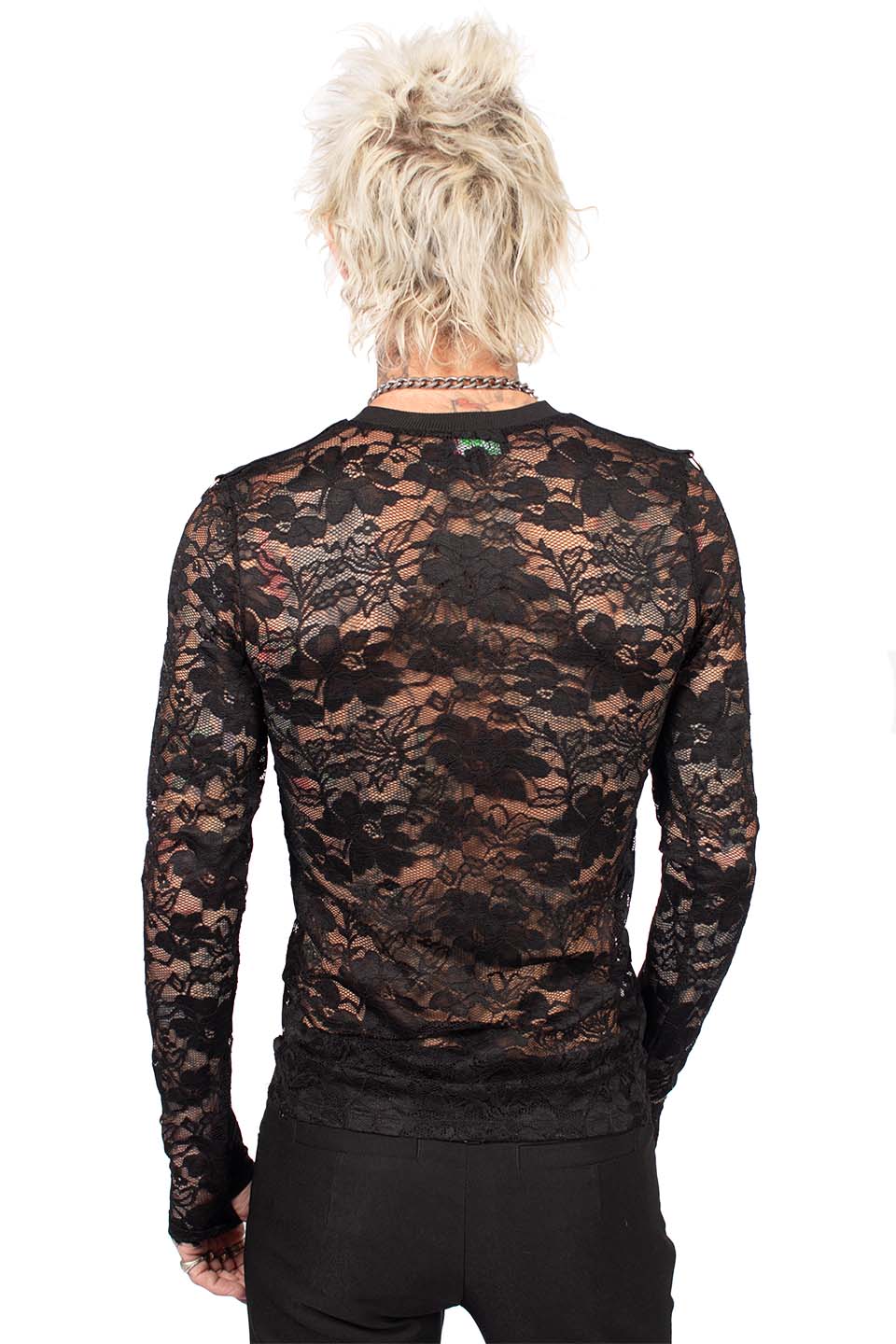 The Brat Prince Lace Long Sleeve Shirt - Image 7
