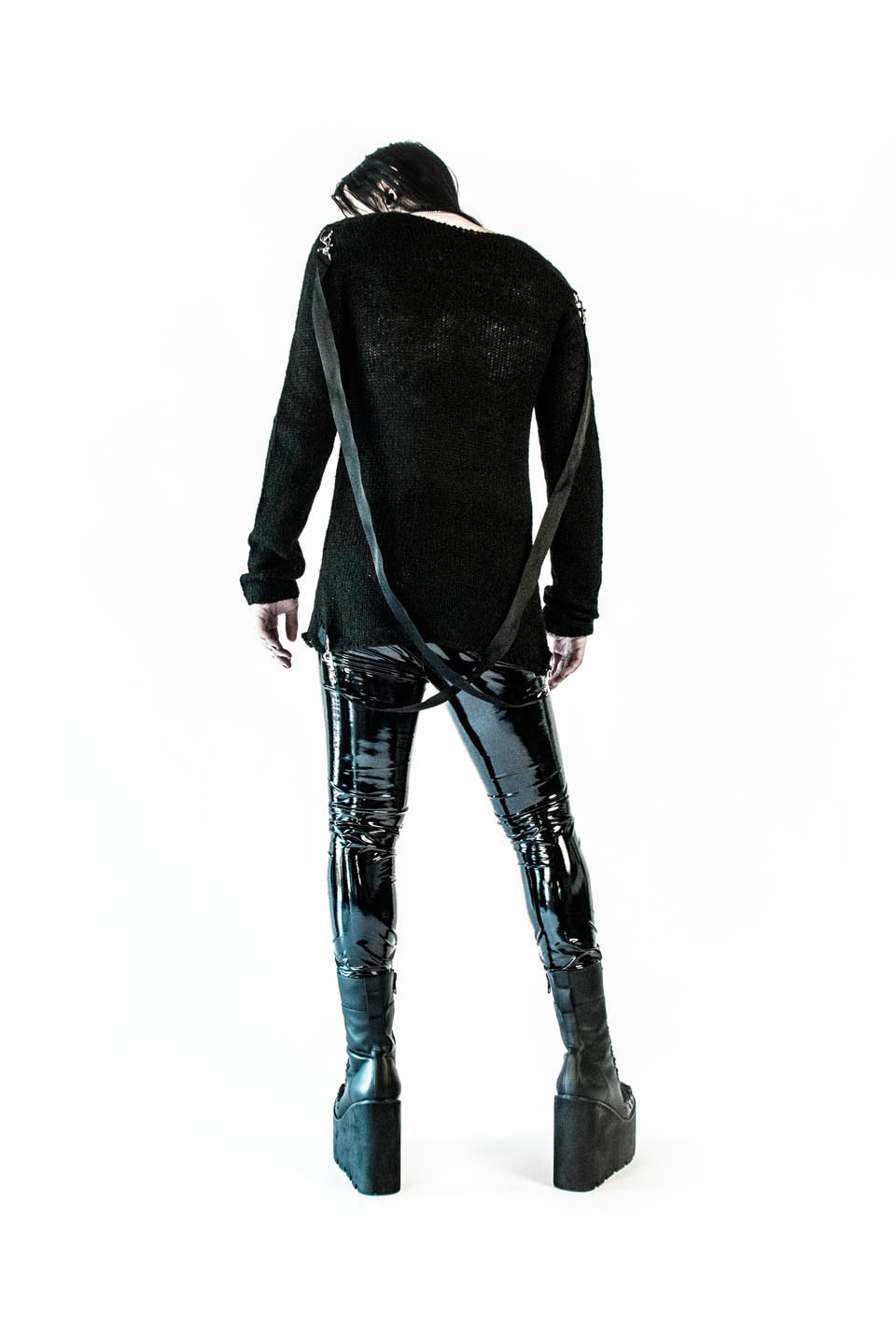 Unisex Cross Strap Sweater - Image 2