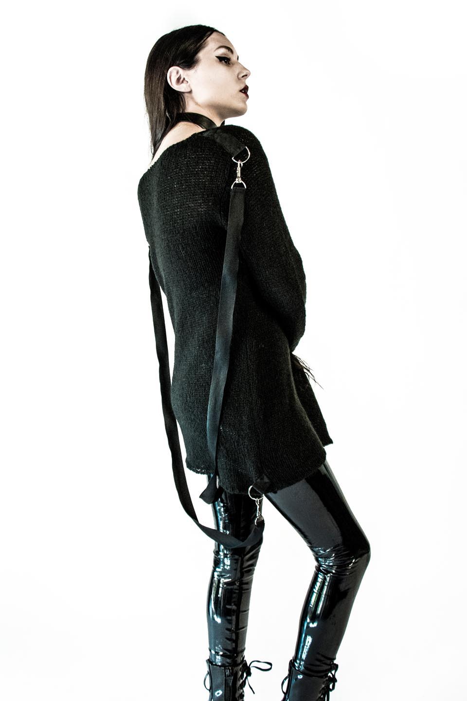 Unisex Cross Strap Sweater - Image 5