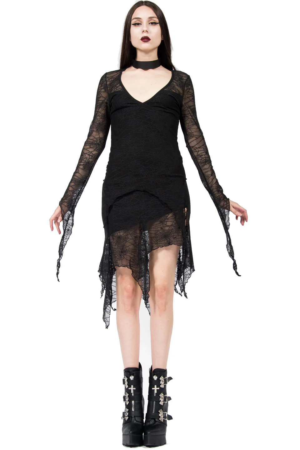 Vintage Web of Lies Mesh Top - Image 4