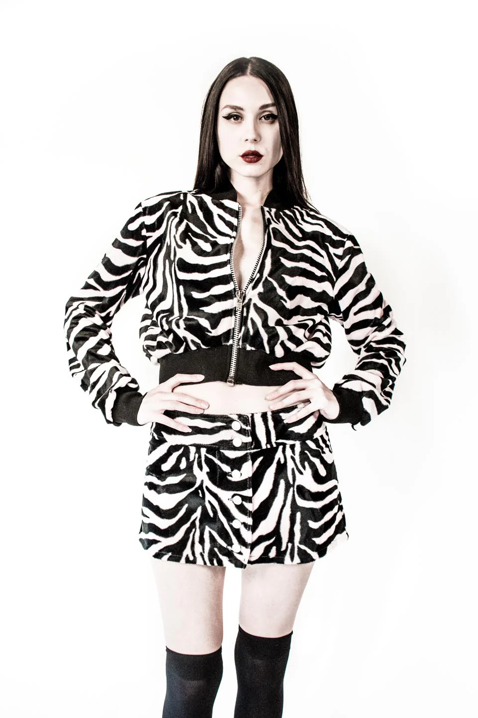 Vintage Zebra Mini Skirt - Image 3